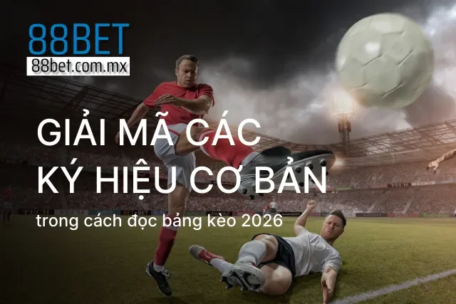 Tổng quan về các ký hiệu cơ bản trong cách đọc bảng kèo