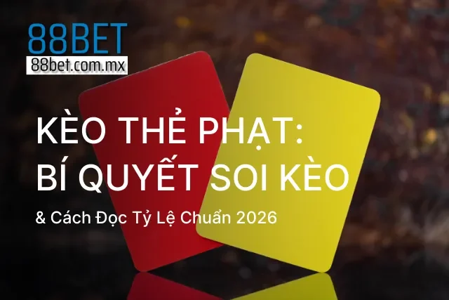 Kèo Thẻ Phạt: Bí Quyết Soi Kèo & Cách Đọc Tỷ Lệ Chuẩn 2026